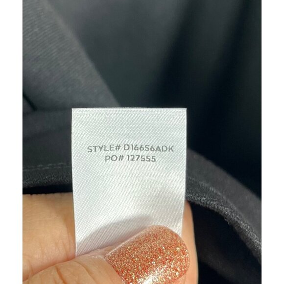 Lulus Dress Size M Black Drinks On Me Sleeveless Pleated Bodycon Sheath Stretch - Picture 11 of 13